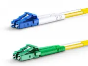 9-Qty 7M/22.96' Single Mode Duplex Fiber Optic Patch Cable LC/UPC-LC/APC #126
