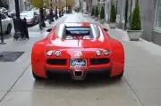 Cars 2008 bugatti veyron 16 4 red rouge rosso dreamcar Desk Mat Stitched