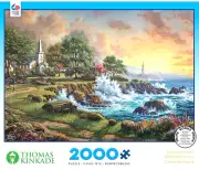 Ceaco - Thomas Kinkade - Seaside Haven Jigsaw - 2000 Piece Jigsaw Puzzle