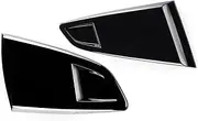 Pair Car Side Window Quarter Rear Louver Scoops Side Vent Scoop Cover Trim Compatible for Ford Compatible for Mustang 2 Door 2015-2020 Compatible for Coupe Model