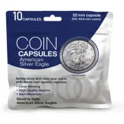 Whitman American Silver Eagle (ASE) Capsules -10 count - Ideal Coin Collectors