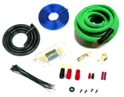 4 GAUGE AWG 100% OFC COPPER BRAIDED AMP KIT AMPLIFIER WIRING INSTALL 2000 WATTS