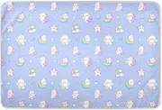 Cute Cartoon Bear Star Purple Peach Changing Pad Covers Waterproof Washable Bed Pad Changing Pad Liner for Kids Adults Pets , 52" L x 34" W