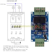 DC 12V Dual Programmable Relay Control Board Cycle Delay Timer Switch Module F