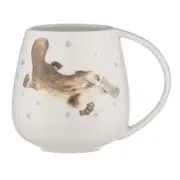 Ashdene Bush Buddies Platypus Snuggle 500ml Coffee/Tea Mug New Bone China White