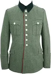 [militaryharbor] WW2 WWII German Heer M27 Officer Artillery Wool Piped Service Tunic Jacket I