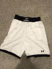Under Armour Project Rock Iron Paradise White Shorts Men’s Sz MD NWT 1361618-100