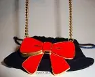 Estee Lauder CHARMING BOW Pendant Chain Pleasures Solid Perfume Compact nib
