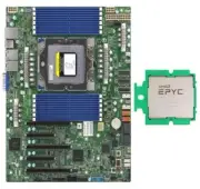 Supermicro H13SSL-N+AMD Bergamo EPYC 9754 2.25-3.10GHz 128-Core CPU Combination