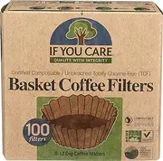 If You Care Coffee Filter 8 Inch Basket, 100 Count