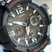 Casio Men's Quartz Chronograph Date Indicator 49mm Sports Watch MCW100H-4AV