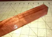 One Piece Hawaiian Koa Wood ~11 3/4" x 1 3/4" x 1" (#137) Nice Figuring