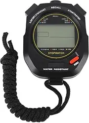 Professional Timer Stopwatch, Electronic Digital Sport Stopwatch Timer with 2 Alarm Setting, Metronome, Time Date Display, Multi Functional Stopwatch for Swimming Running Training