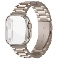 在飛比找蝦皮商城優惠-升級超外觀錶殼不銹鋼金屬錶帶兼容 Apple Watch 8