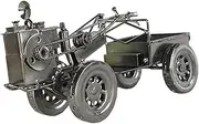 ERINGOGO Vintage Tractor Iron Model Rustic Style Desktop Ornament for Home Decor Living House Study Retro Tractor Adornment