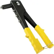Leona Co Rivet gun, Pop Rivet Gun Kit with 50Pcs Rivets, 3/32"-1/8"-5/32"-3/16", Heavy Hand Riveter kit Suitable for Metal work, Gutter, Automotive and other common DIY projects
