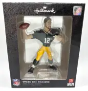 Aaron Rodgers Hallmark Holiday Christmas Tree Ornament Green Bay Packers NIP NFL