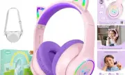 Kids Bluetooth Headphones,Over Ear Kids Headphones Wireless with Mic 50H