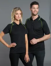 Ladies CoolDry® Raglan Short Sleeve Contrast Polo