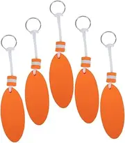JUMPLAWN Floating Keychains with Surfboard Pendant Eva Key Rings for Water Sports for Boating Fishing Sailing and Surfing Bright Color Sports present Easy to Spot Bags