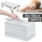100 Pieces Disposable Bed Sheet Non-woven Massage Beauty SPA Salon Table Cover