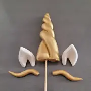 Unicorn Horn Cake Topper set