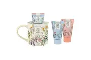Heathcote & Ivory In The Garden Mug Gift Set with Hand Cream & Hand Wash
