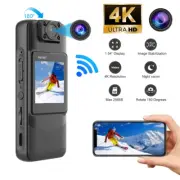 WiFi Video Recorder DVR IR Night 4K 1080P HD Camcorder Mini Body Police Camera