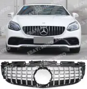 Panamericana AMG GT R front Grille facelift 2016+ Mercedes SLC R172 SLC43 Chrome