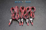 5 PCS ON OFF MINI TOGGLE SWITCH PRE WIRED 20 IN 3 AMP 250V 6A 125 VAC IBMTS