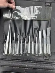 Sears Craftsman USA Nos Minty Punch And Chisel Set 43036 Rare Logo 12pc Rare