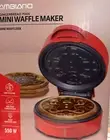 Mini WaffleMaker Gingerbread Man or Snowflake AMBIANO 550 New in Box Sealed