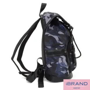 【iBrand】時尚迷彩尼龍登山包後背包