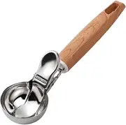 Kitchen Scoop, Stage | Stainless Steel Cookie Dough Scoop | Trigger Release Fruit Gadgets Easy Portion Control Gadgets for Bakery, Restaurant, Home