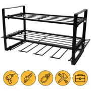 Drill Screwdriver Storage Rack Workshop Tool Organizer for Various Tools