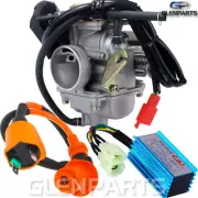 GY6 Carburetor+CDI Box+Ignition Coil for 50cc 70 90 110cc 125cc 150cc-250cc ATVs