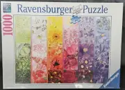 Ravensburger 1000 Piece Puzzle The Gardener's Palette Flowers BRAND NEW!