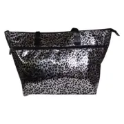 Primeware Libation Sliver Leopard Tote Bag - Hidden Compartment for Two Bottles