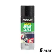 6x Nulon Pro-Strength Brakeclean 440g Can BRAKE400 Professional Strength Product