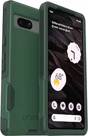 [Otterbox] Commuter Google Pixel 7a 5G (6.1") Case Green - (77-92096), Antimicrobial, Drop+ 3X Military Standard, Dual-Layer, Raised Edges, Port Covers