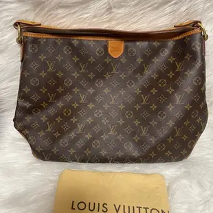 [二手] LV M40353 經典Delightful MM Monogram 單把肩背包 大容量