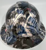 New Full Brim Hard Hat Custom Hydro Dipped NEW ENGLAND PATRIOTS CAMO