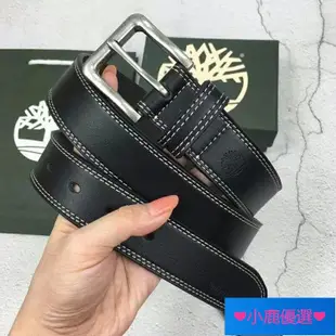 ❤小鹿優選❤全新免運 美國奧萊正品代購Timberland添柏嵐男士針扣真皮牛皮休閑皮帶腰帶