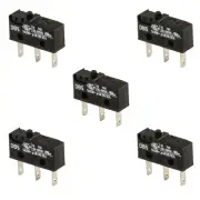 Cherry Sub-Mini Switches 1 Amp 125/250V .110" Term 95-1807-00 -Package of 5