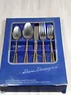 Riva Designs Flatware Silverware Gold/Silver Color Set Of 20Vtg Rare NIB NEW