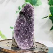 469g Natural Amethyst Geode Mineral Specimen Crystal Quartz Energy Decoration