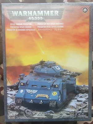 NIB Warhammer 40,000 Space Marines Predator Tank Box by Games Workshop