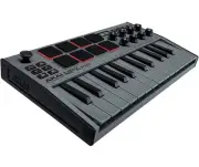 Akai Professional MPK mini mk3 Keyboard Controller Grey Brand New