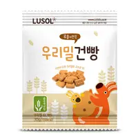 在飛比找Yahoo奇摩購物中心優惠-韓國 LUSOL 小麥芽餅乾 30g 寶寶餅 嬰兒餅乾 米餅
