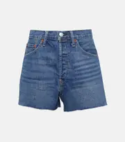[Re/Done] Re/Done '50s high-rise shorts 30 blue